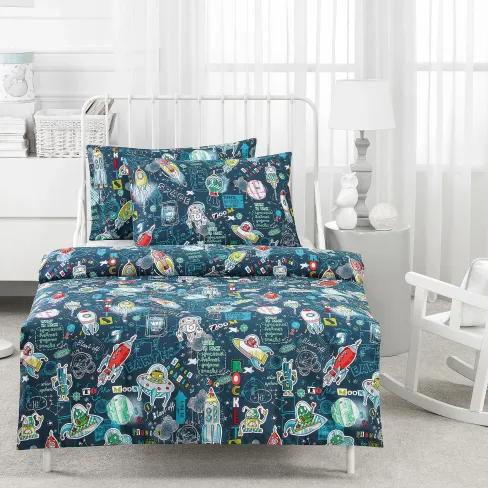 Bed linen set for babies COSMIC