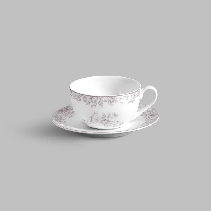 Tea Cup and Saucer set MARTINELLI SENTIMENT