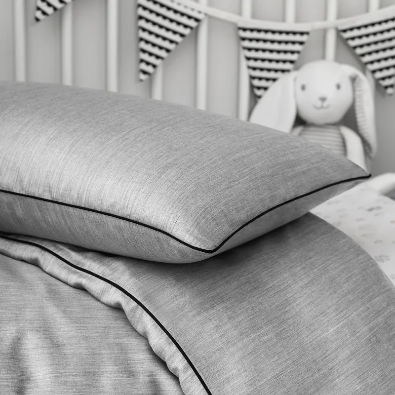 Bed linen set for babies ANTHRACITE 