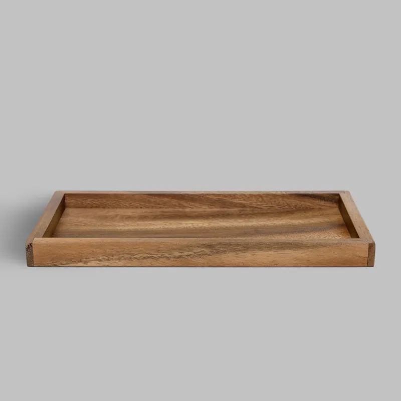 Decorative teak tray