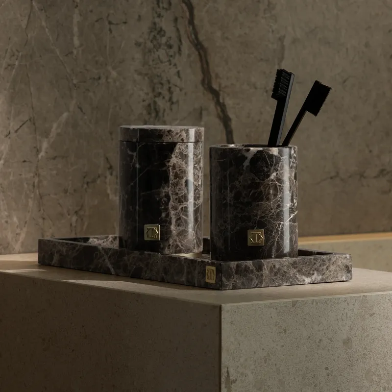 Cotton pads vase TATEO